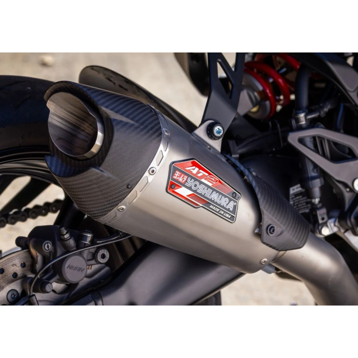 Yoshimura Race AT2 Full Stainless Steel Exhaust w/ Stainless